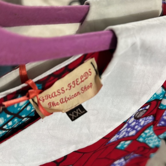 A Grassfields African Print Wekesa Midi Dress - Picture 4 of 6